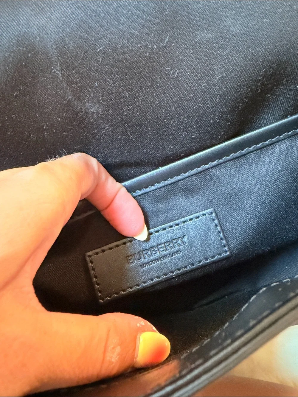 Men’s Burberry crossbody bag